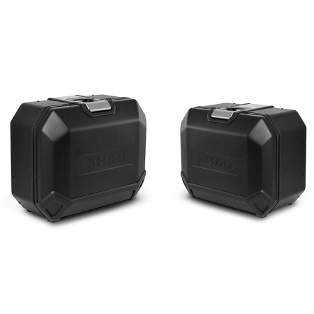 COPPIA VALIGIE LATERALI SHAD TERRA TR36R-TR47L NERO BLACK EDITION SIDE CASES