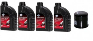 4 LITRI OLIO MOTO RACING SILKOLENE PRO 4 15W-50 100% SINTETICO + FILTRO DUCATI HIFLO HF153