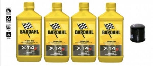 BARDAHL XT4-S C60 10W60 OLIO MOTO SINTETICO RACING + FILTRO OLIO HF164 BMW