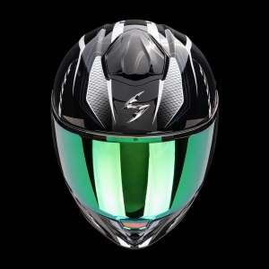 Casco Moto Integrale SCORPION EXO 530 AIR THERAS Black-Chameleon-White - Img 3