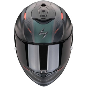 Casco Scorpion Exo-1400 Evo 2 Luma Nero Opaco Verde