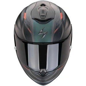 Casco Scorpion Exo-1400 Evo 2 Luma Nero Opaco Verde