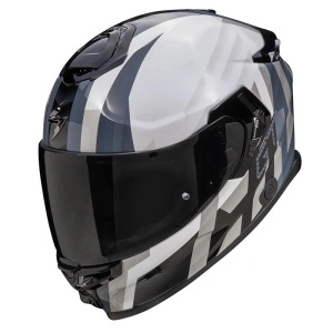 CASCO SCORPION EXO-GT SP AIR TOURADVEN Bianco perla-Argento - Img 2