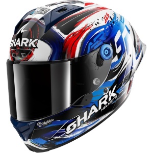 Casco Shark AERON-GP FIM RACING #1 REPLICA ZARCO SIGNATURE White Black Blue