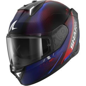 CASCO SHARK SKWAL i3 SPEED-TECH Mat Black Red Blue KRB