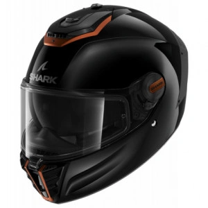 CASCO SHARK SPARTAN RS BLANK SP Black Cupper Black HELMET