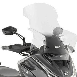 D6124ST GIVI PARABREZZA PARAVENTO TRASPARENTE KYMCO DTX 360 2021 2022 2023
