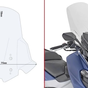 D7060ST SPOILER PARABREZZA ALTO SYM MAXSYM TL500 TL 500