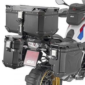 OBKN58B GIVI TOP CASE VALIGIA BAULETTO MOTO ALLUMINIO NERO MOTO 58 LITRI - Img 2