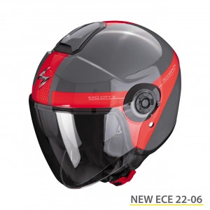SCORPION CASCO JET VISIERA FUME' INTERNA HELMET EXO-CITY SHORT 2 JET ECE 22.06