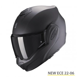 SCORPION EXO-TECH EVO SOLID CASCO HELMET RIBALTABILE FLIP BACK MODULARE