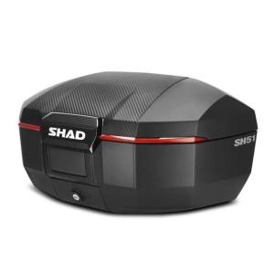 SHAD BAULETTO VALIGIA TOP CASE SH51 COVER CARBON 51 LT SH 51