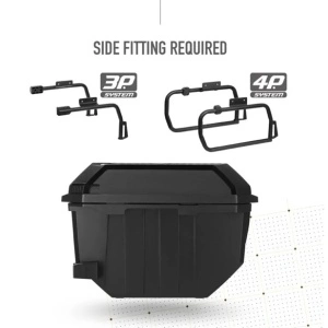 SHAD COPPIA VALIGIE LATERALI MOTO TR27 NERE 3P 4P SYSTEM - Img 2
