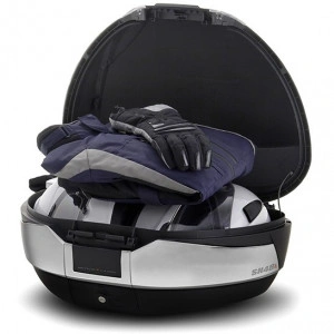 TOP CASE BAULETTO SHAD SH48 COVER IN CARBONIO 48 LT + SCHIENALINO OMAGGIO - Img 2