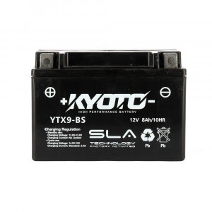 YTX9-BS BATTERIA KYOTO SLA YAMAHA HONDA APRILIA PIAGGIO KYMCO KAWASAKI SYM TRIUM