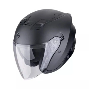 Casco JET in fibra Scorpion Exo Z1 nero opaco