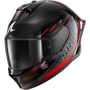 CASCO MOTO INTEGRALE SHARK SKWAL CUP SPEED-TECH Black Red Anthracite KRA