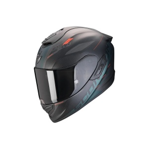 Casco Scorpion Exo-1400 Evo 2 Luma Nero Opaco Verde - Img 2