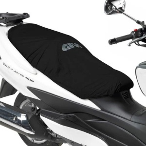 Coprisella nero Impermeabile GIVI S210 Honda Sh 125 150 300 350 Telo Copertura Sella - Img 2