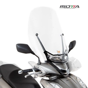 SC4527 PARABREZZA CON SERIGRAFIA ANTI REFRAZIONE SOLARE HONDA SH 125 150 350 dal 2020 in poi - Img 2