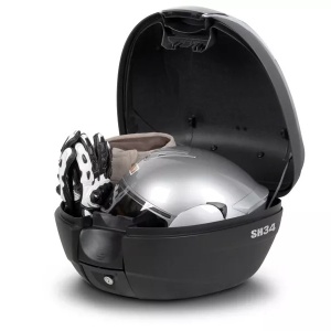 SHAD SH34 BAULETTO 34 LT CARBON CON PIASTRA UNIVERSALE E SCHIENALINO OMAGGIO - Img 2