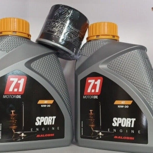 TAGLIANDO 2 LT OLIO MALOSSI 7.1 10W30 + FILTRO HONDA FORZA SH 300 / FORZA SH 350