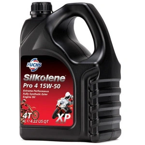 4 LITRI OLIO MOTO RACING SILKOLENE PRO 4 XP 15W-50 100% SINTETICO