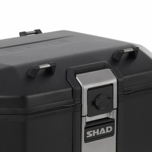 BAULETTO VALIGIA ALLUMINIO SHAD TERRA TR55 55 LITRI TOP CASE BLACK EDITION NERO - Img 4