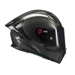 CASCO MT HELMETS KRE+ S PURE A1 bianco/nero lucido
