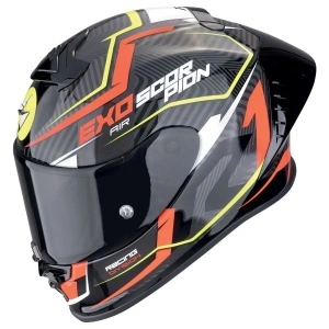 CASCO SCORPION EXO-R1 EVO II AIR COUP Black-Red-Neon Yellow