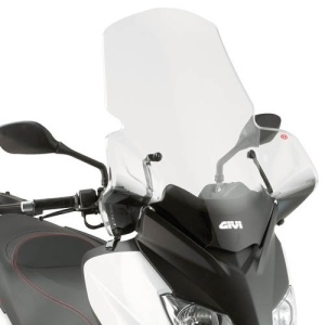 GIVI PARABREZZA TRASPARENTE CON ATTACCHI YAMAHA XMAX 250 2010 2011 2012 2013