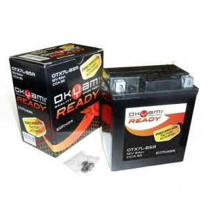 OKYAMI BATTERIA OKYAMI PRECARICATA YTX7L-BS HONDA PS NES CHIOCCIOLA DYLAN 125 150 2001/2012