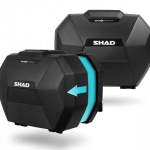 SHAD VALIGIE LATERALI MOTO ESPANDIBILI SH38X CARBON SIDE CASES EXPANDABLE