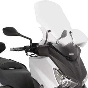 2111DT + D2111 KIT PARABREZZA GIVI YAMAHA X-MAX 125-250-400 2013-2017 + ATTACCHI