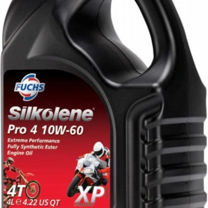 4 LITRI OLIO MOTO RACING SILKOLENE PRO 4 XP 10W-60 100% SINTETICO