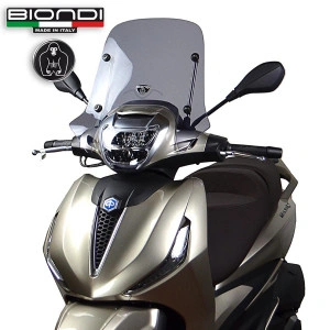 BIONDI CUPOLINO FUME' CON ATTACCHI PIAGGIO BEVERLY 300 HPE 400 S