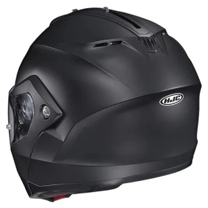 CASCO HELMET MOTO MODULARE HJC C91N SEMI FLAT BLACK NERO OPACO - Img 2