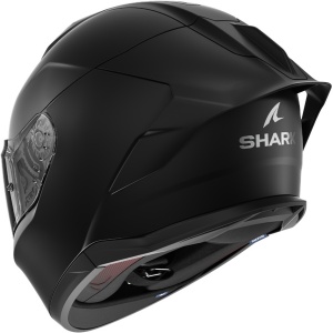 CASCO MOTO INTEGRALE SHARK SKWAL CUP BLANK NERO OPACO KMA - Img 3