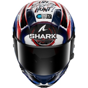 Casco Shark AERON-GP FIM RACING #1 REPLICA ZARCO SIGNATURE White Black Blue - Img 2