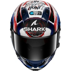 Casco Shark AERON-GP FIM RACING #1 REPLICA ZARCO SIGNATURE White Black Blue - Img 2