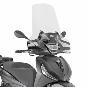 GIVI KIT PARABREZZA ALTO PIAGGIO BEVERLY HPE 300 400 5621A+Attacchi A5616A