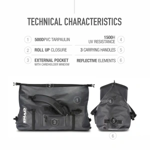 SHAD BORSA MOTO BORSA POSTERIORE IMPERMEABILE SW80 - Img 4