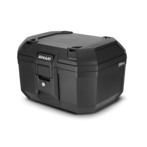 SHAD TERRA TR46 COVER NERA VALIGIA BAULETTO MOTO 46 LITRI + SCHIENALINO
