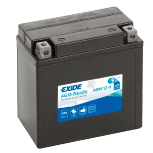 BATTERIA EXIDE 12-9 A GEL COMPATIBILE CON YUASA YB9 YB9-B PRECARICATA