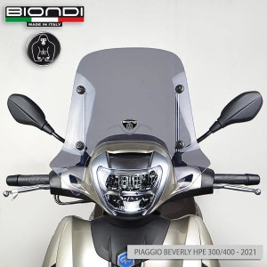BIONDI CUPOLINO FUME' CON ATTACCHI PIAGGIO BEVERLY 300 HPE 400 S - Img 2