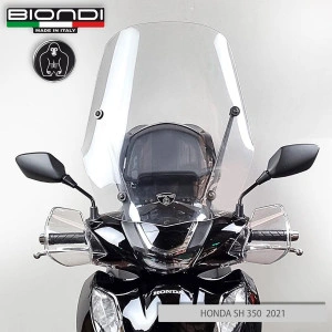 BIONDI LASTRA PARABREZZA HONDA SH 350 2021 2022 2023 SU ATTACCHI ORIGINALI - Img 2