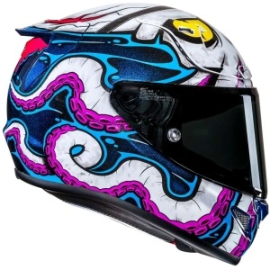 CASCO MOTO INTEGRALE HJC RPHA 12 KRAKEN SERIE RPHA MC 28 - Img 5