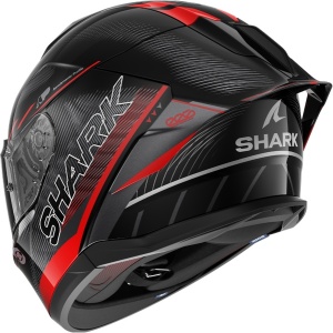 CASCO MOTO INTEGRALE SHARK SKWAL CUP SPEED-TECH Black Red Anthracite KRA - Img 2