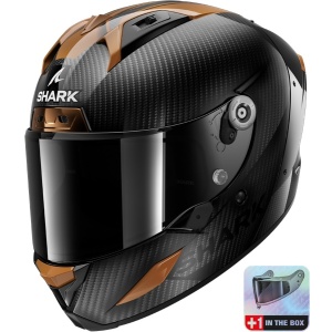 Casco Shark AERON CARBON SKIN Carbon Cupper Carbon