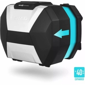 SHAD VALIGIE LATERALI MOTO ESPANDIBILI SH38X COVER ALLUMINIO CASES BMW R 1300 GS